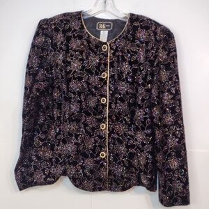 R & K Evening black jacket size (14)